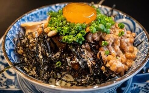  natto, a Japanese delicacy