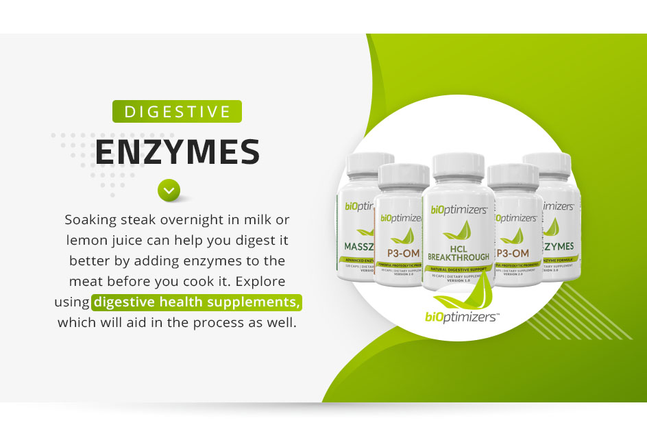 digestive enzymes red meat