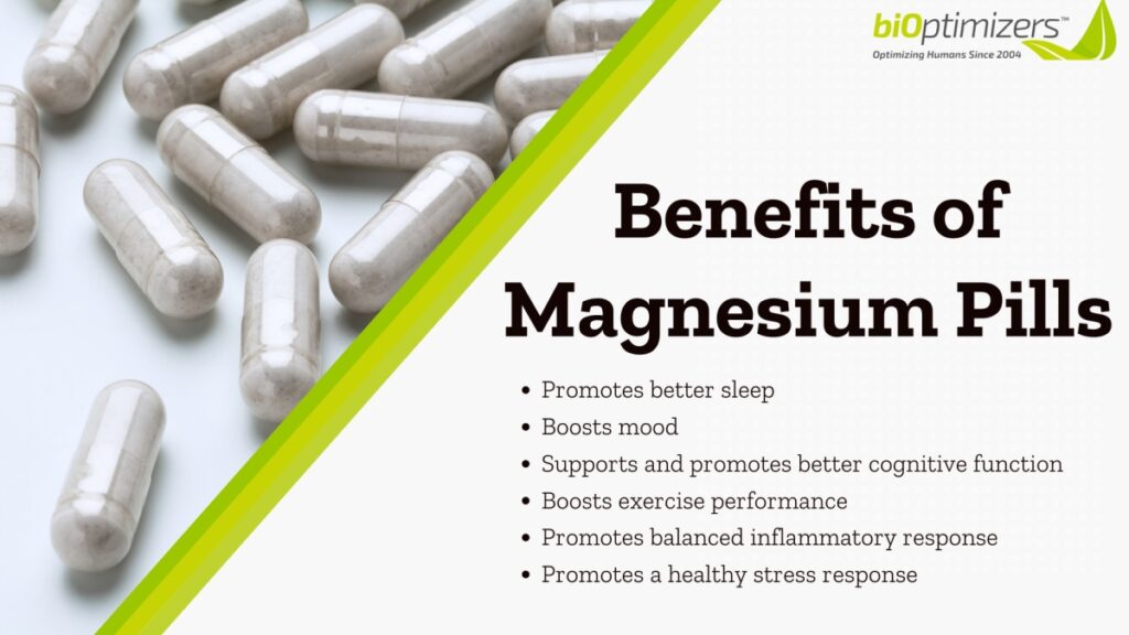bioptimizers.com benefits of magnesium pills