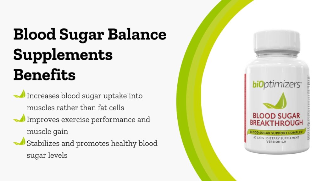Blood sugar balance supplements