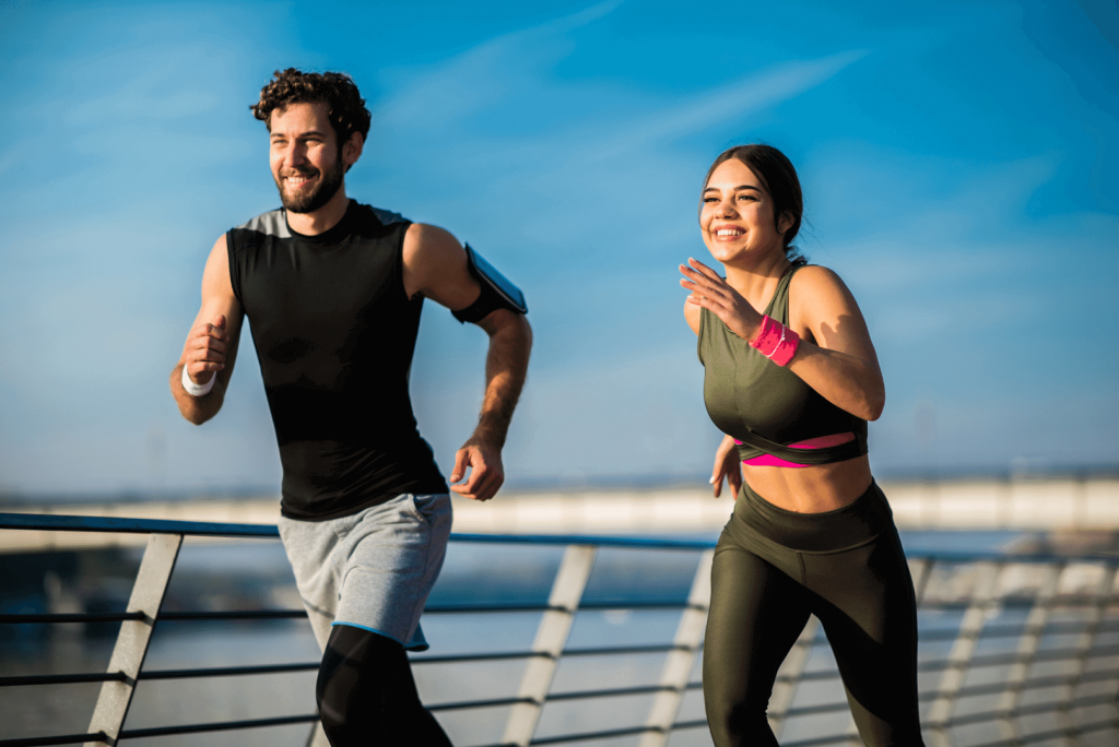 couple running