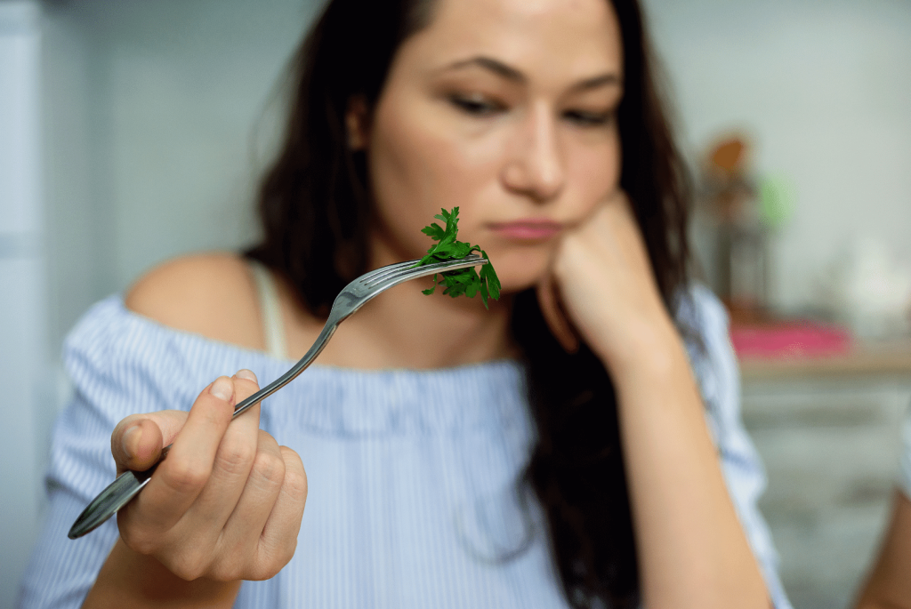 eating celery