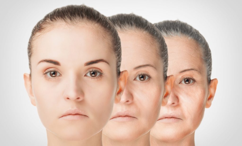 Women aging process