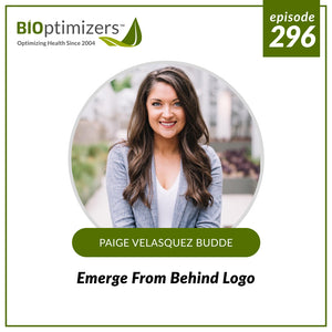 296: Emerge From Behind Logo - Paige Velasquez Budde