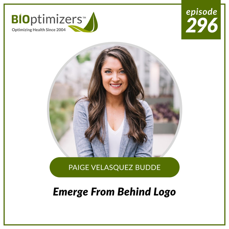 296: Emerge From Behind Logo - Paige Velasquez Budde