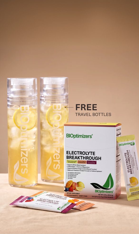 Electrolyte Breakthrough with free travel bottles