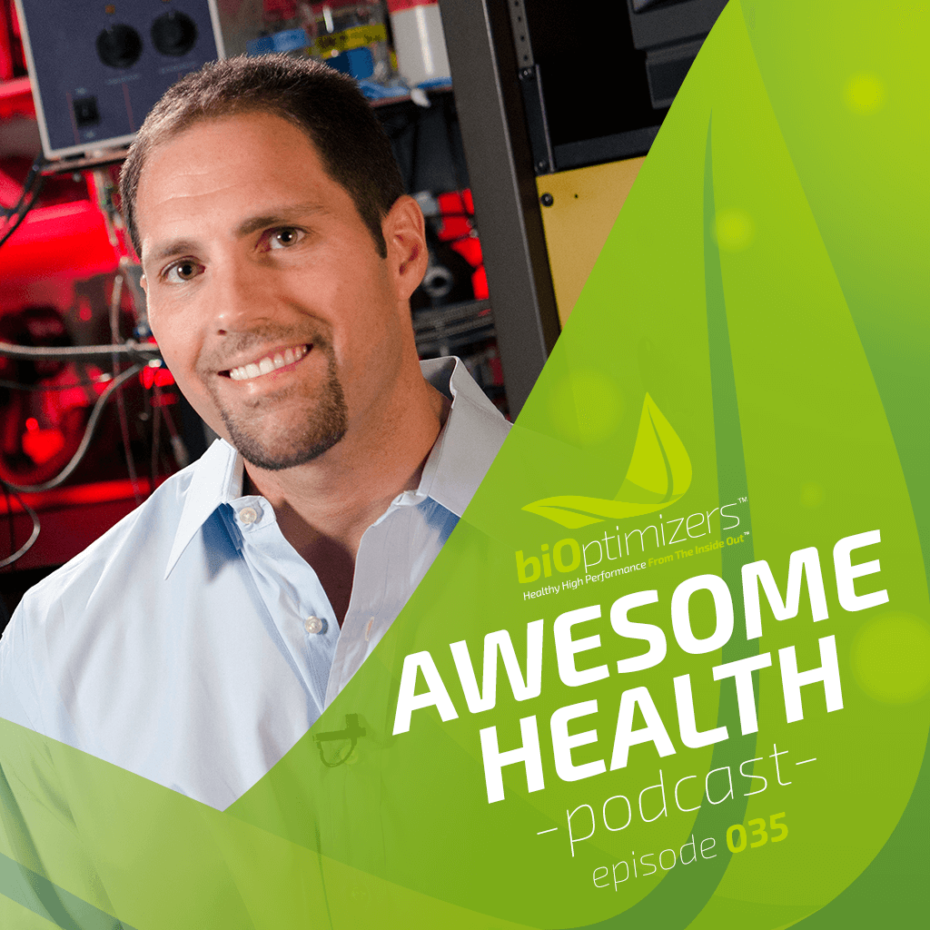 35 Dominic D'Agostino with Awesome Health Podcast branded frame